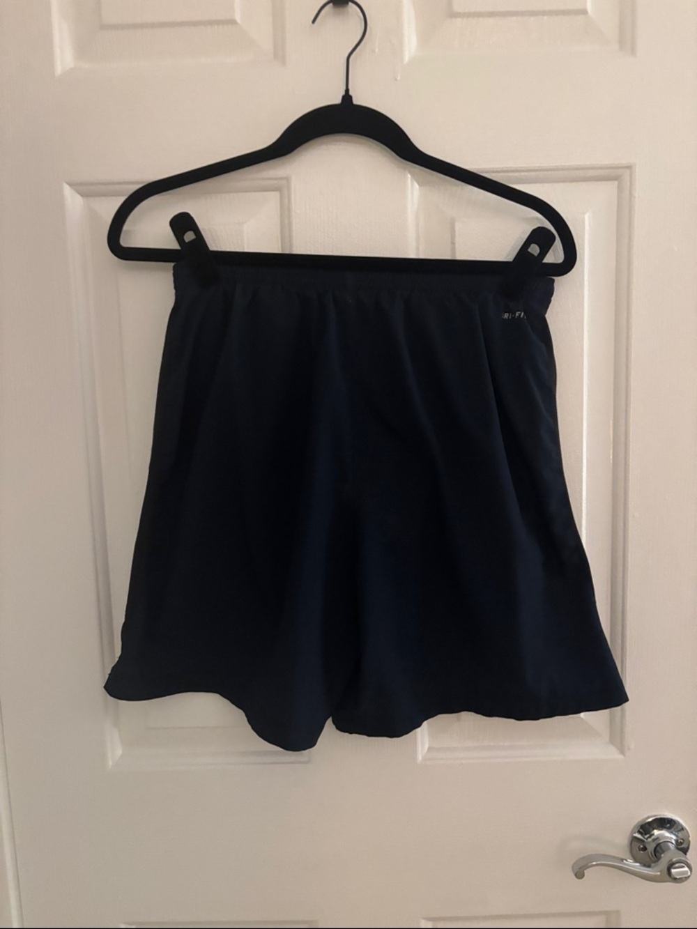 Nike Women's Navy Athletic Shorts with Elastic Waist